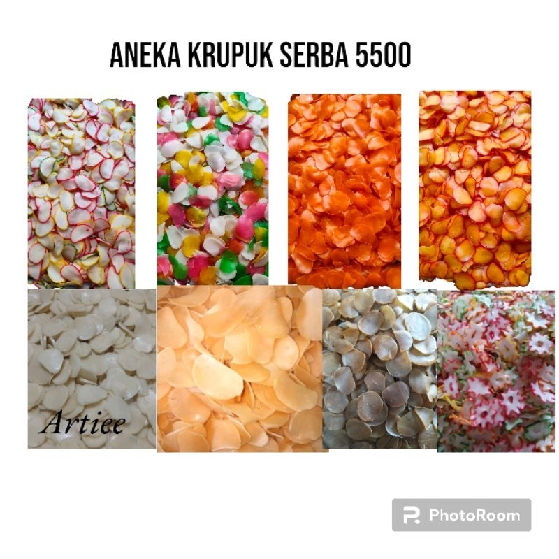 

TERMURAH/Aneka Kerupuk Mentah/Kerupuk Seblak/Kerupuk Siap Goreng/Berat 250gr