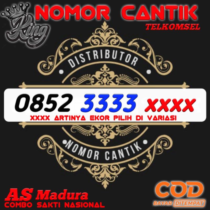 [ COMBO SAKTI] KARTU AS MADURA BARU / ASMAD KARTU PERDANA TELKOMSEL