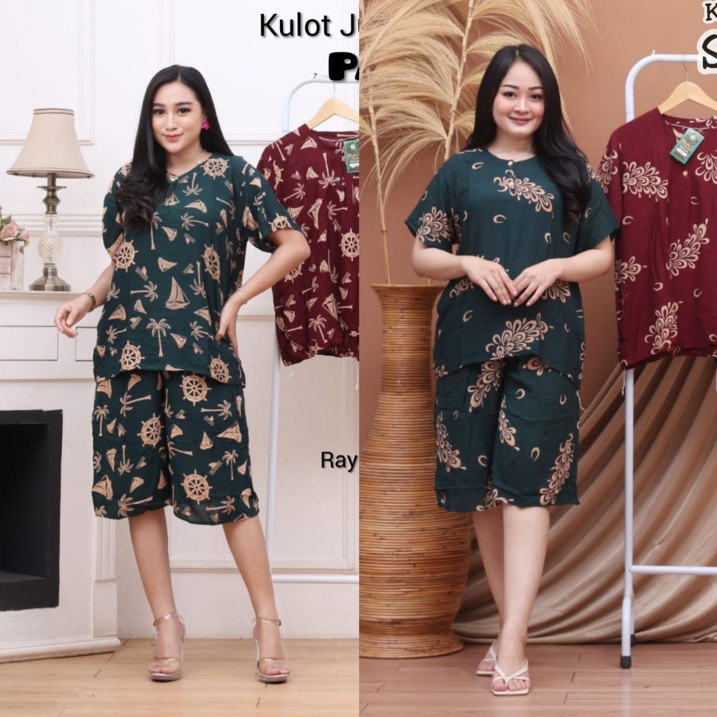 Baju Tidur Wanita Stelan Jumbo Sunflower Setelan Piyama Daster Big Size busui