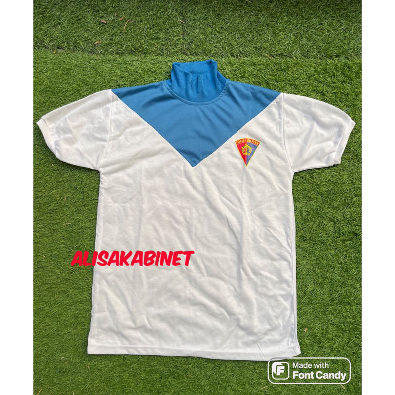 Kaos Leher Tinggi GamPom POMAL Polisi Militer TNI AL
