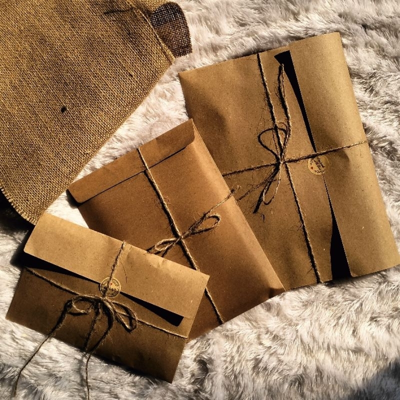 

AMPLOP JUMBO POLOS COKLAT KRAFT AESTHETIC TEBAL 150GSM