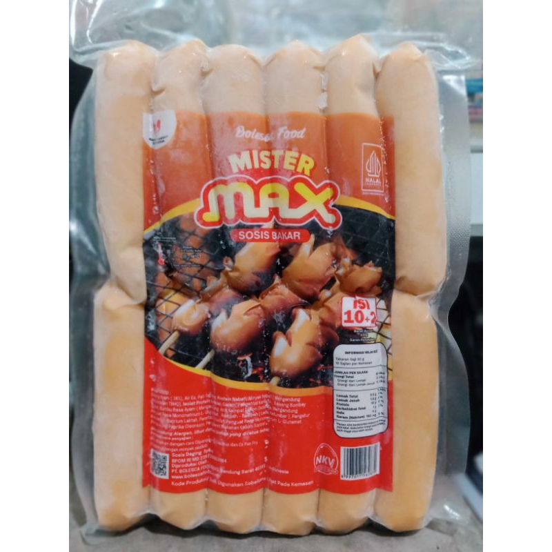 

Mister Max Sosis Bakar 500g