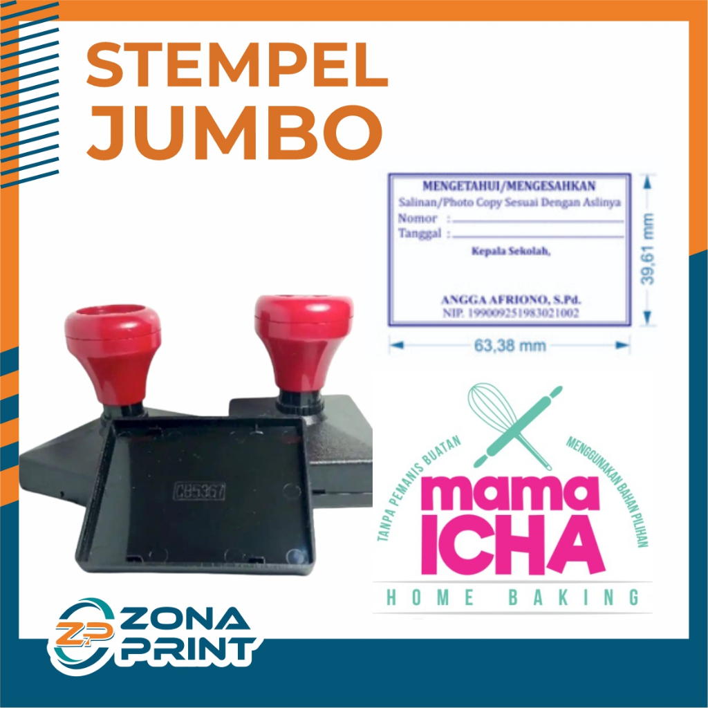 

Stempel Jumbo stempel legalisir stempel kardus catering
