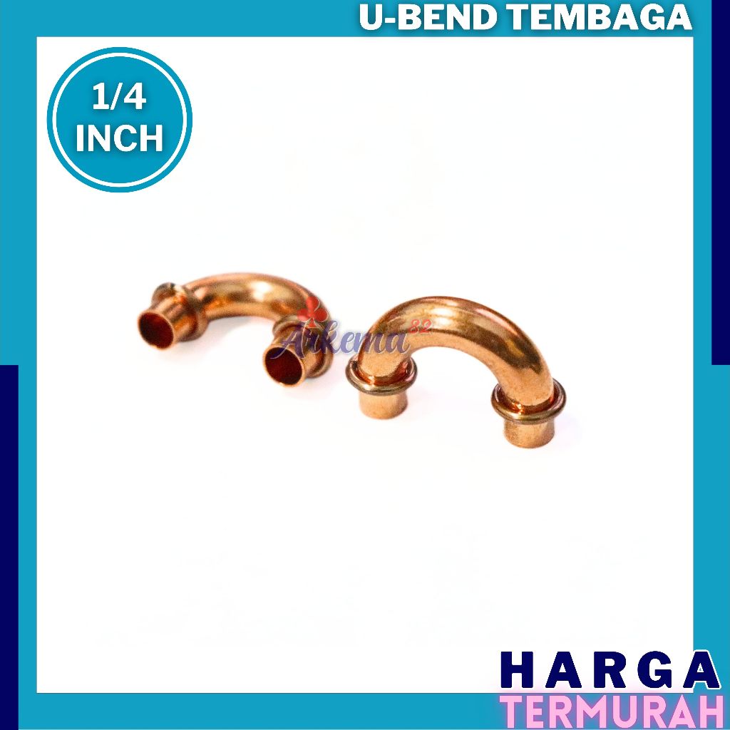 UBEN TEMBAGA 1/4 INCH | U-BEND / UBEN 1/4 / U BEN PIPA 1/4INCH / YUBEN / UBEN EVAP TEMBAGA 1/4" | AR