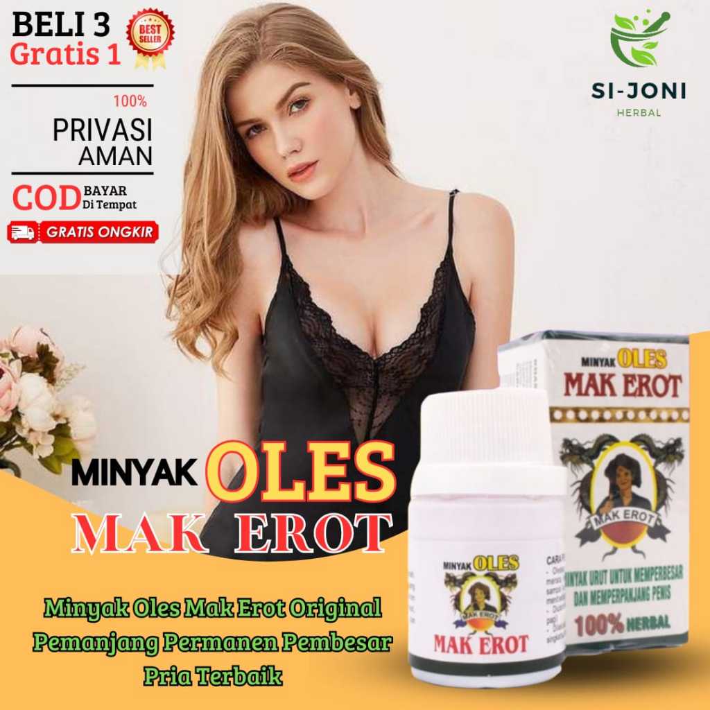 Minyak Oles Mak Erot Pembesar Pria Original 100%
