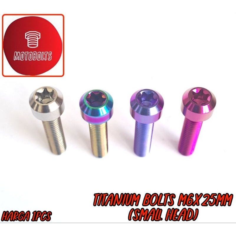 Baut Titanium M6 x 25mm Drat 10
