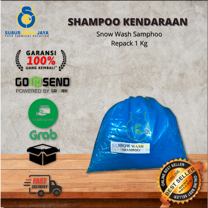 

Bibit Sabun Cuci Kendaraan / Shampoo Snow Wash Concentrate 1 Kg Premium