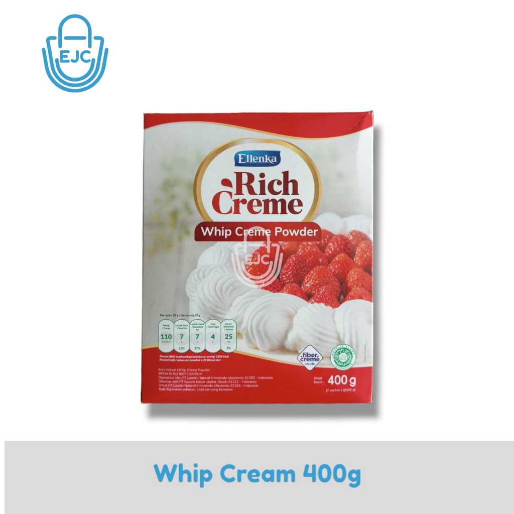 

[EJC] Ellenka Rich Creme Whip Cream Powder Whipping Cream 400gr