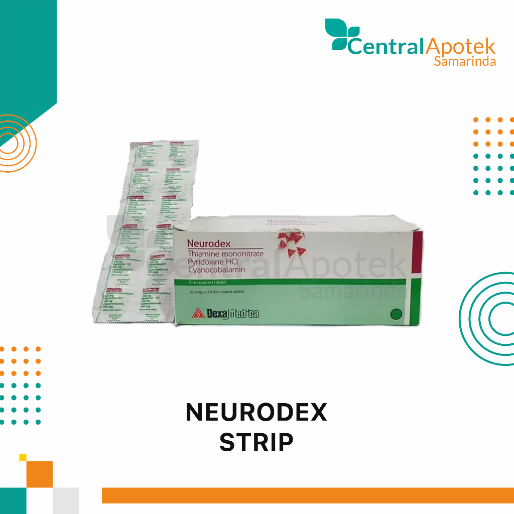 Neurodex Isi 10 Tablet / Strip / Multivitamin Untuk Daya Tahan Tubuh / Vitamin B Complex Untuk Pegal
