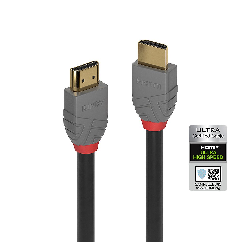 KABEL HDMI LINDY ANTHRA ULTRA HIGH SPEED HDMI LINE1M/2M