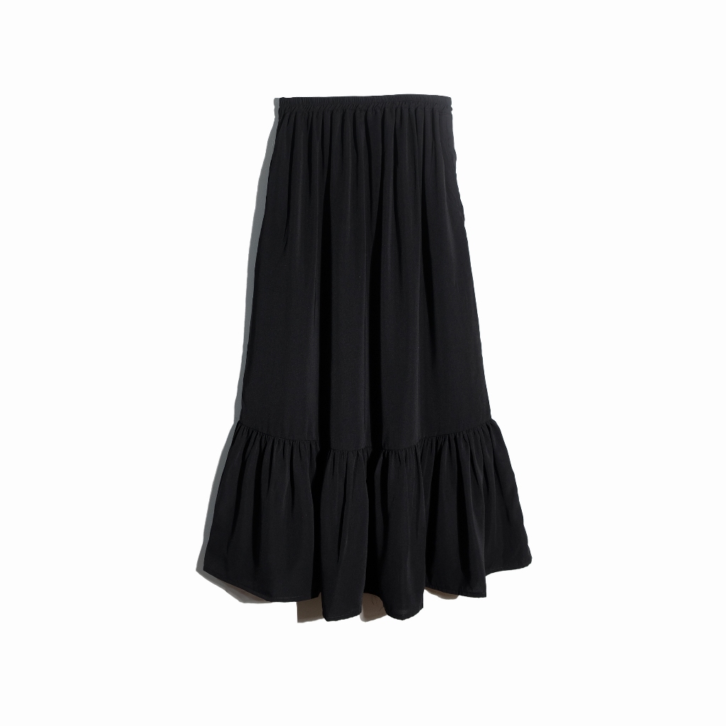 Rashawl Morge Ruffle Hem Skirt