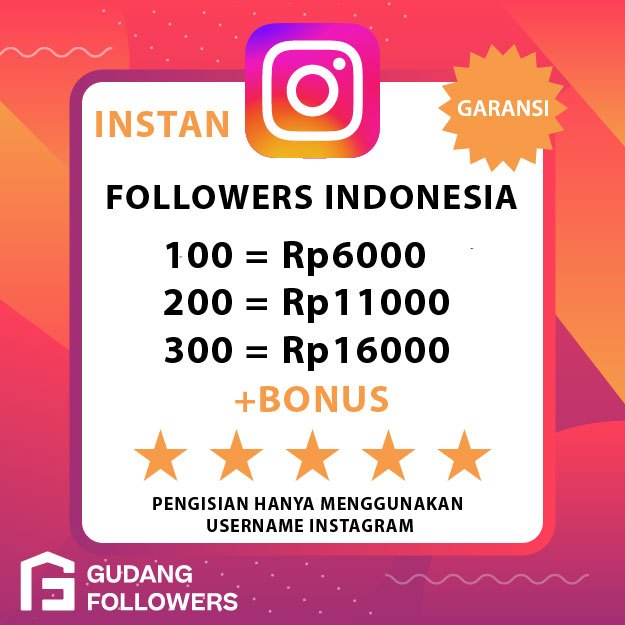 Followers Instagram indonesia Aktif - Followers Indonesia Bonus