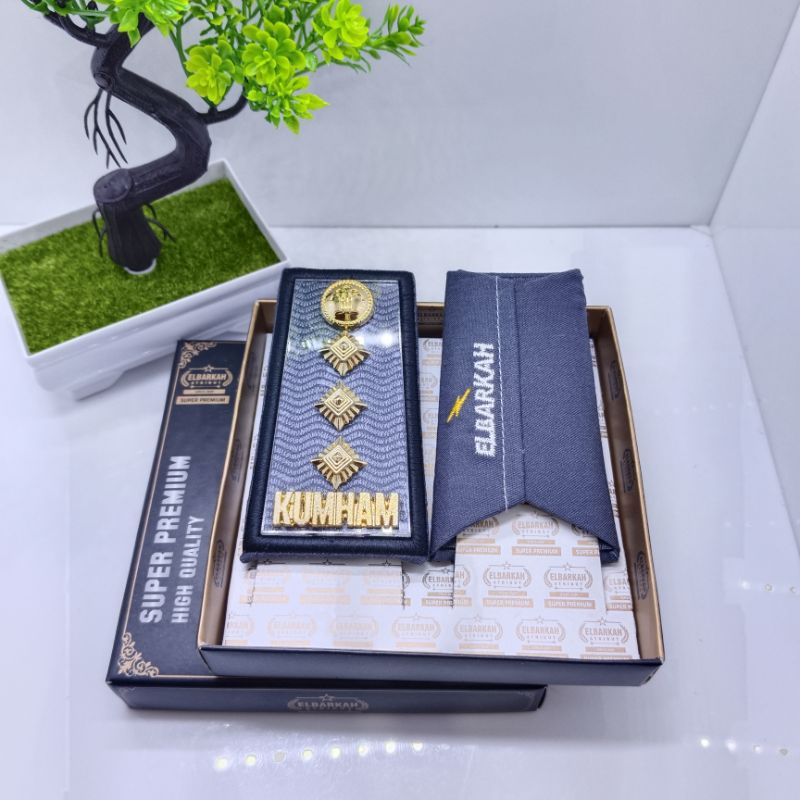 PANGKAT PDH 4B KUMHAM AKRILIK / KEMENKUMHAM / POLSUSPAS / IMIGRASI / CPNS