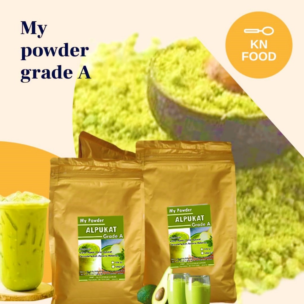 

MY POWDER GRADE A ALPUKAT 1 KG BUBUK MINUMAN INSTAN .