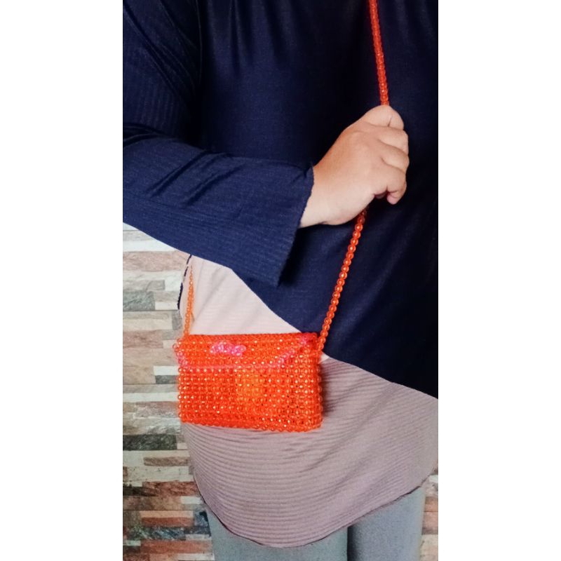 tas manik tas hp manik tas slempang wanita