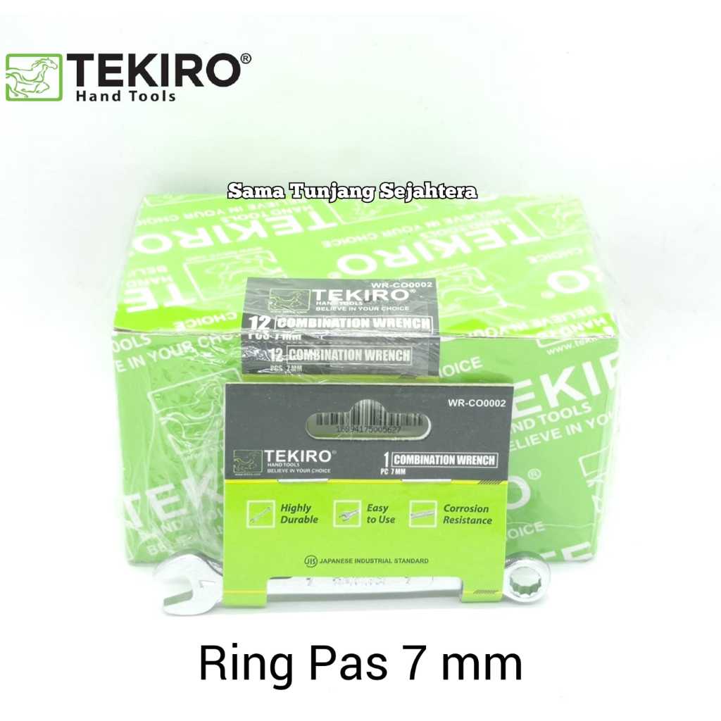 TEKIRO KUNCI RING PAS 7 MM