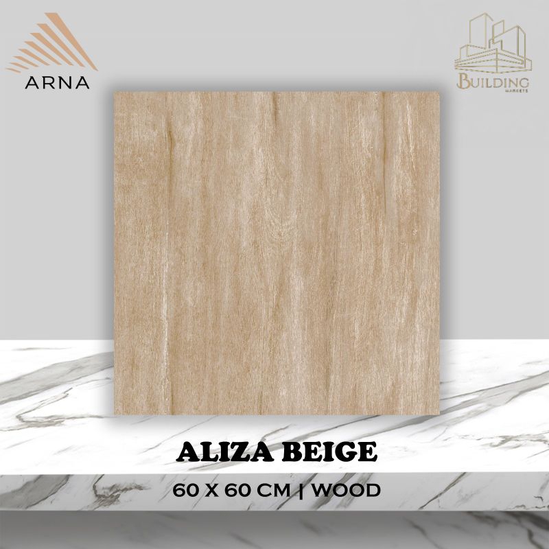 Granite Lantai 60x60 ALIZA BEIGE/WOOD/MATT/CARPORT/ARNA/SERIES