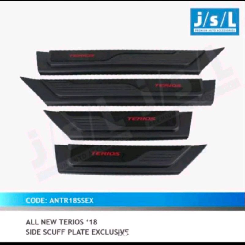 sillplate samping all new rush terios 2018 2021 2022 GR Sport  model exclusive jsl