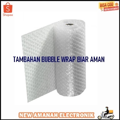 

TAMBAHAN BUBBLE WRAP UNTUK PENGAMAN/ EXTRA PACKING BIAR TAMBAH AMAN