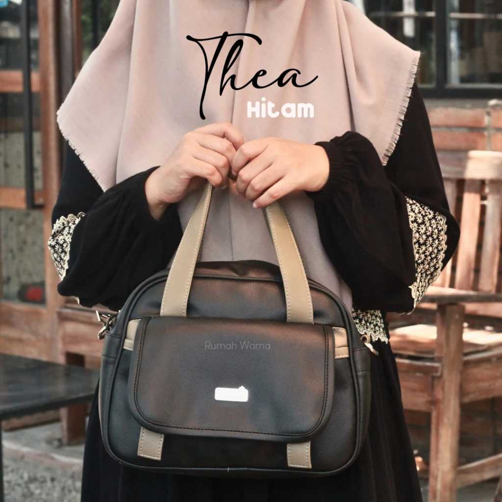 RUMAH WARNA Tas Selempang Wanita Tas Selempang Casual Tas Selempang Elegan Thea Bahan Kuat Stylish