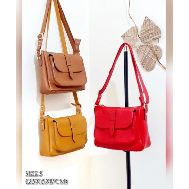 tas slempang wanita asli dari Garut 100% original tas papirut garut