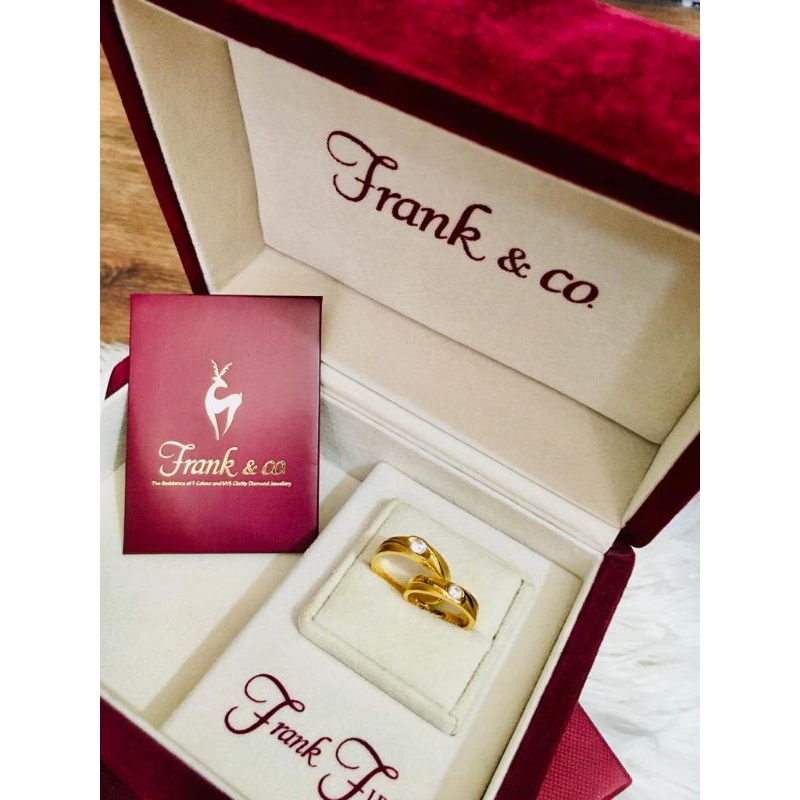 FRANK N CO wedding ring box/single ring box exclusive