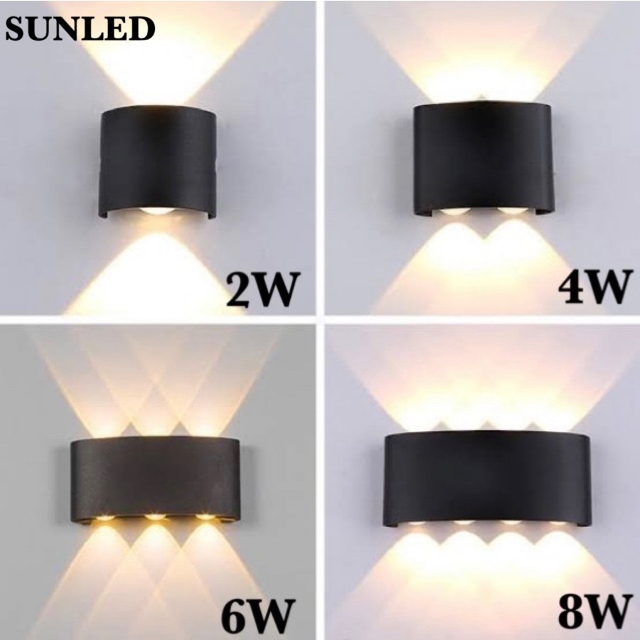 Lampu dinding minimalis outdoor wall light LED