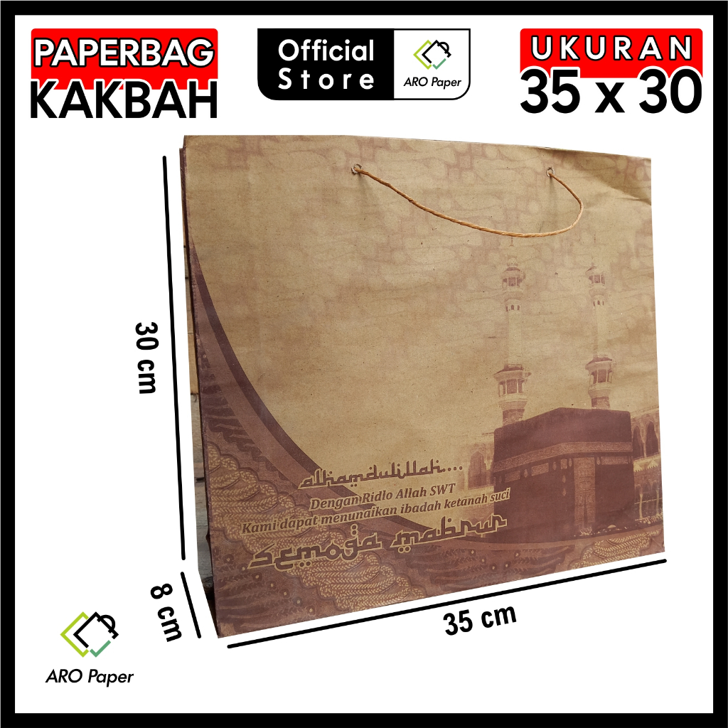 

Paper Bag Oleh-Oleh Haji & Umroh (Min. 10 pcs)