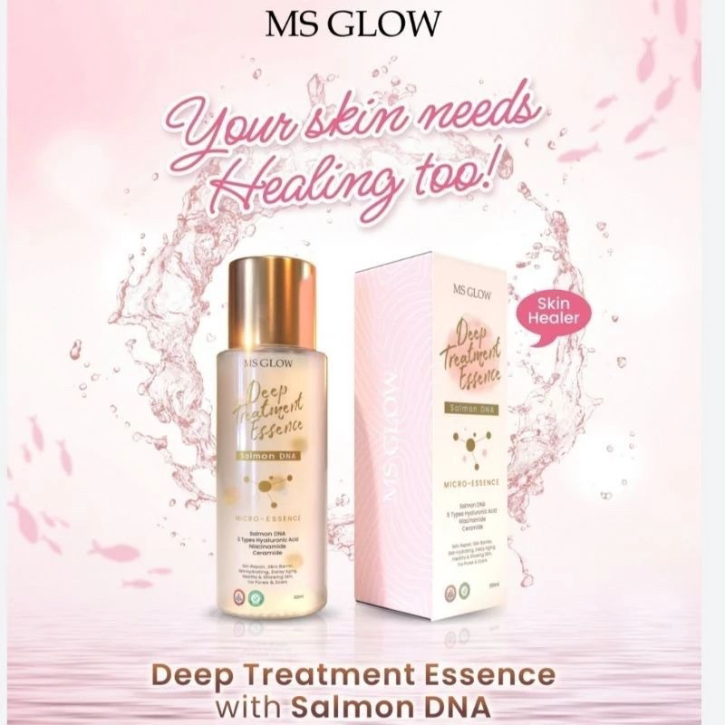 MS GLOW DEEP TREATMENT ESSENCE SALMON DNA MS GLOW / DTE SALMON MS GLOW