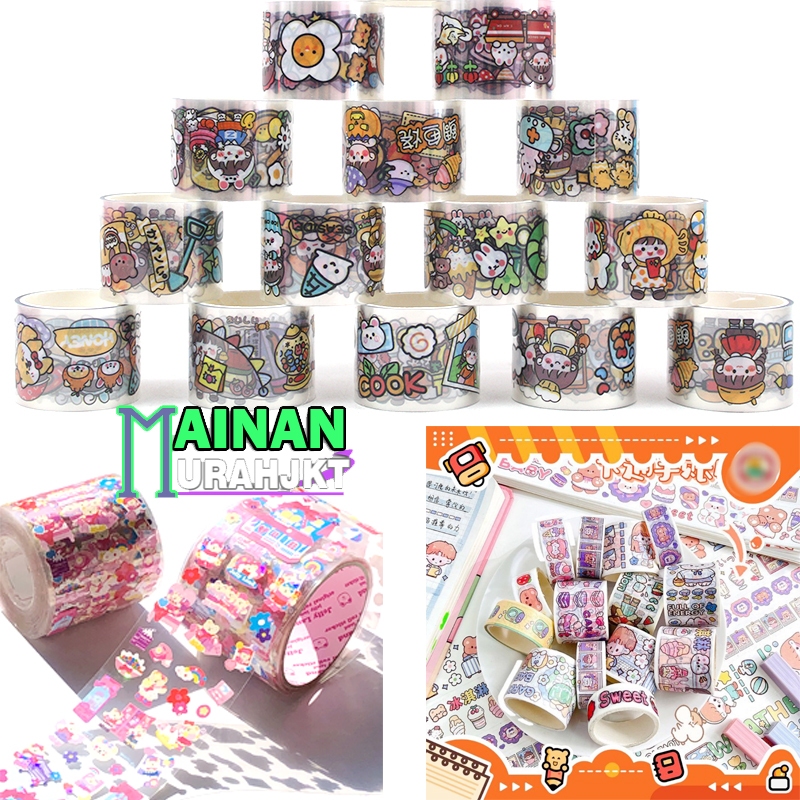 FIGUREANS ACC STIKER GULUNG BENING AMX-177 KARAKTER ANAK PEREMPUAN STIKER SIMPLE LUCU