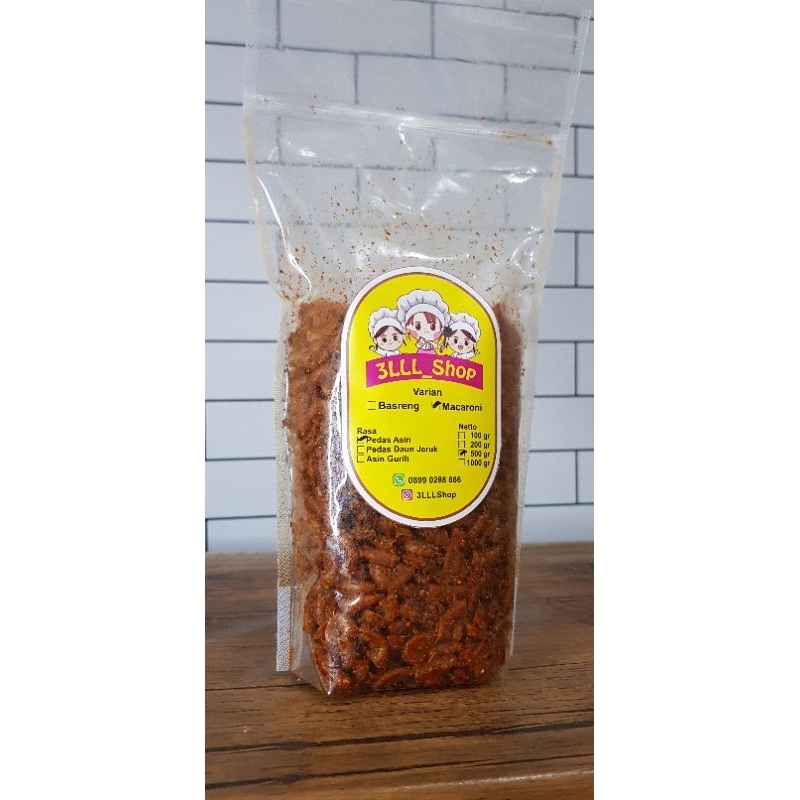

Macaroni Pedas Asin. 500gram. KUALITAS PREMIUM