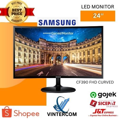 Led Monitor SAMSUNG 24" CF390 FHD CURVED