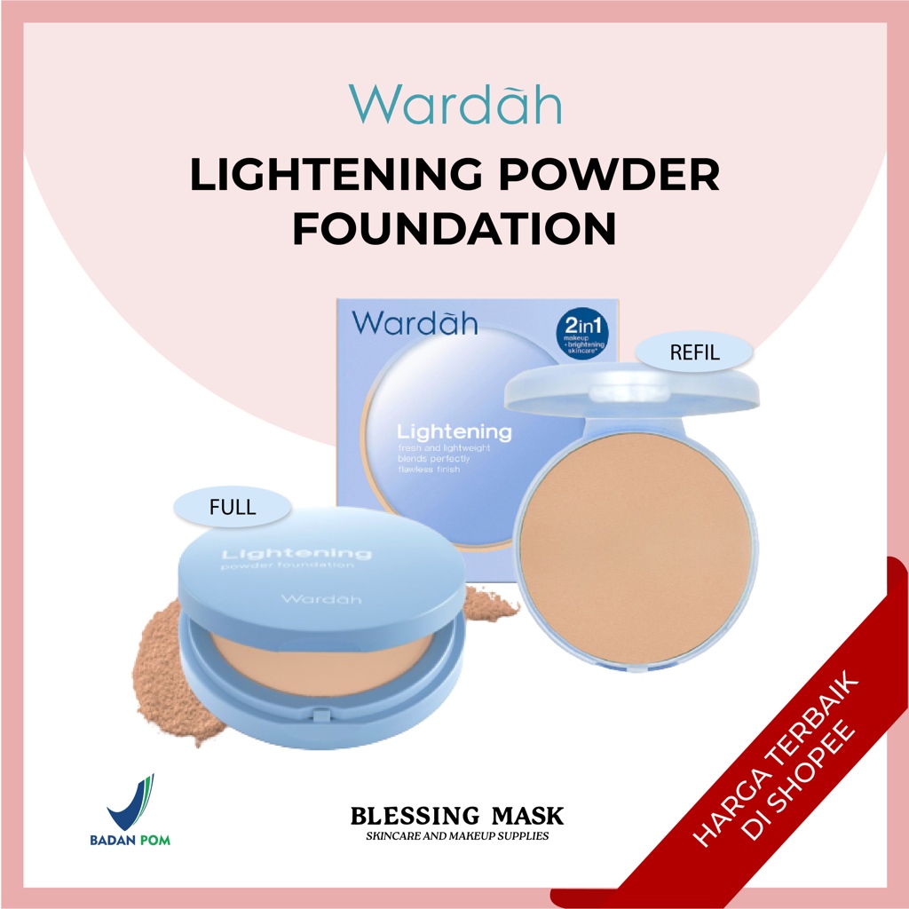 Wardah Lightening Powder Foundation Light Feel SPF 15 PA++