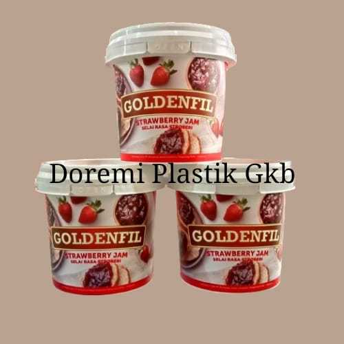 

Goldenfil Strawberry Jam 1Kg/ Selai Strawberry 1Kg / Selai stroberi enak