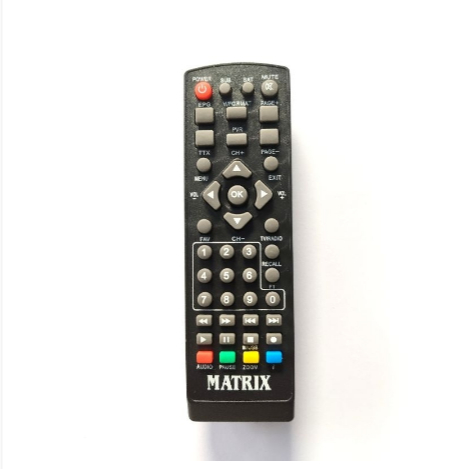 REMOT REMOTE STB MATRIX GARUDA BIRU - MATRIX BURGER HIJAU SET TOP BOX DIGITAL DVB T2