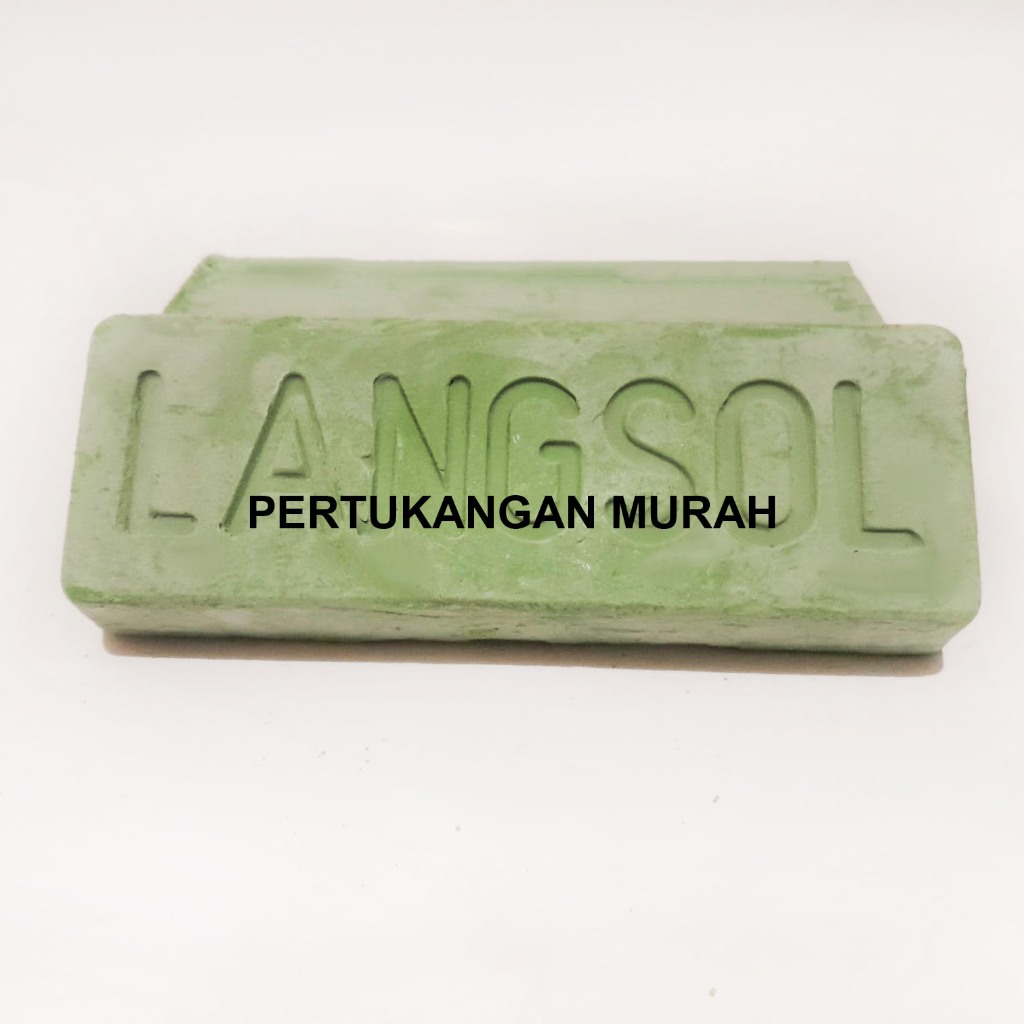 Batu Gosok Hijau Langsol / Poles Stainless/ Poles Besi / Batu Ijo/Pengkilat Metal