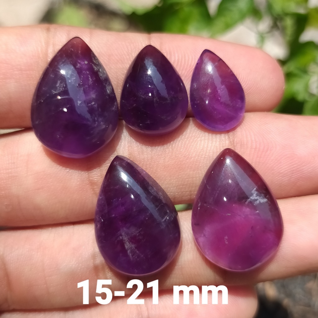 BATU KECUBUNG UNGU TUA BENTUK TETES AIR cek batu lainnya yaman api wulung opal bacan permata kalimay