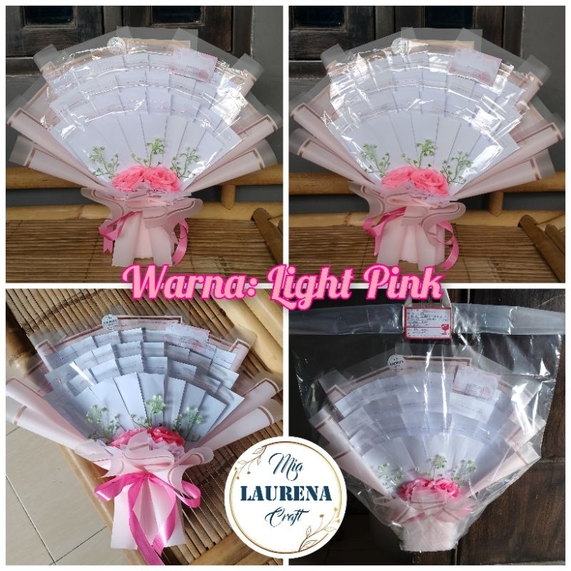 Money Bouquet / buket uang kosong 25 / 30 lembar