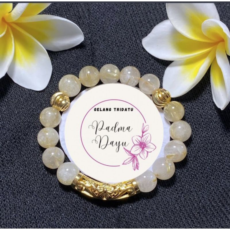 gelang batu rambut sedana original