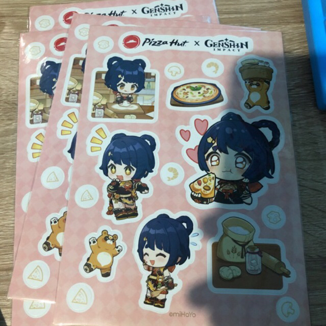 

STIKER GENSHIN x PIZZA HUT
