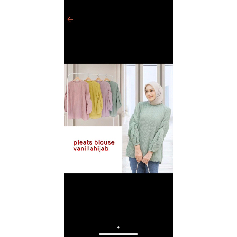 Preloved Blouse Vanilla hijab