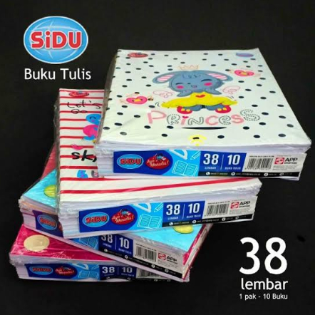

Buku Tulis SIDU 38 LEMBAR 1 PCS