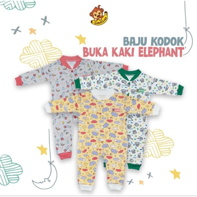 baju kodok baby merk gorillux