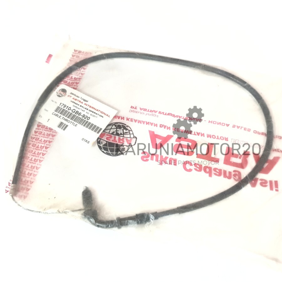 Kabel Tali Gas Astrea 800 Original Astra NOS 17910-GB6-920