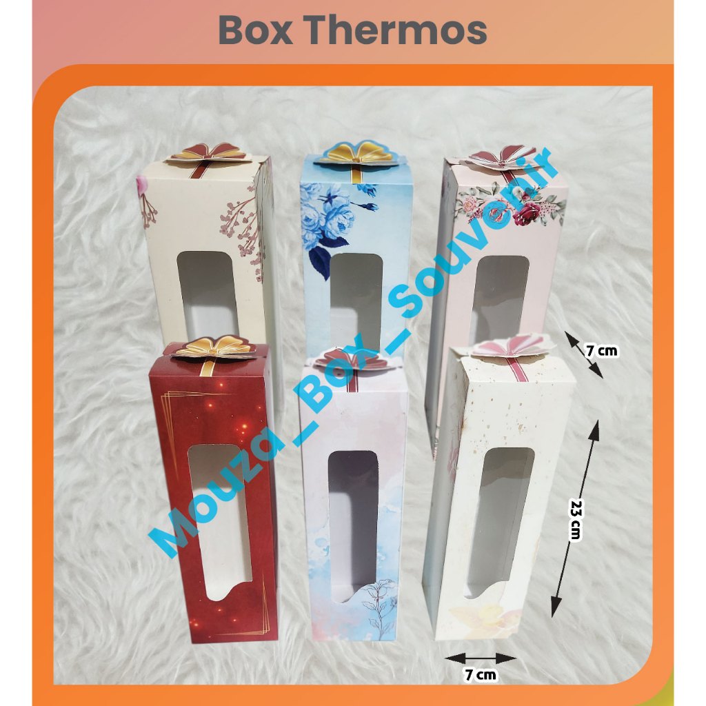 

( 50PCS ) BOX UNTUK THERMOS BAHAN ART CARTON 310 GSM FREE TALI KUR