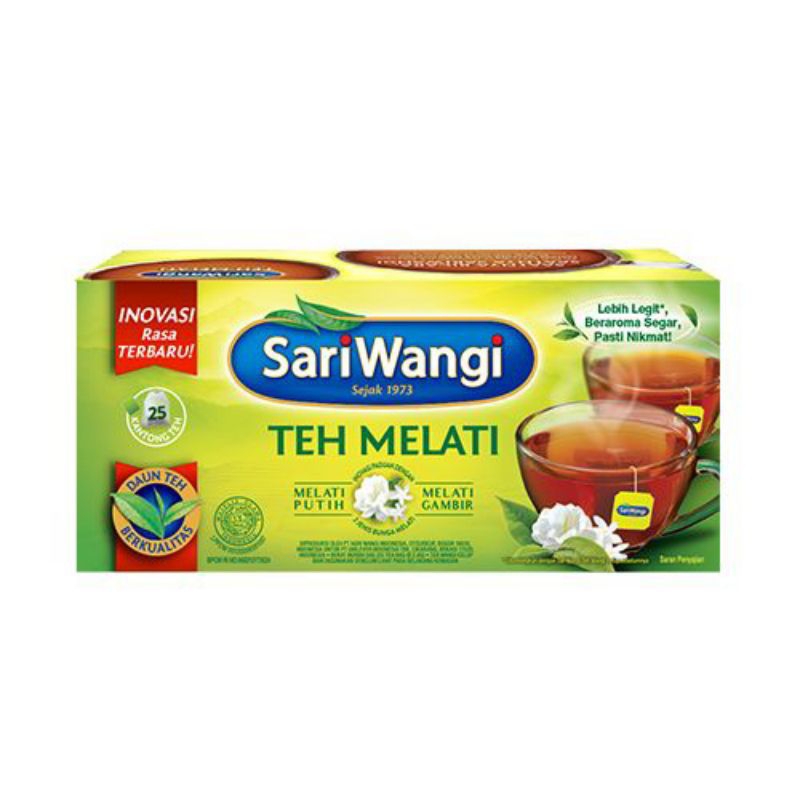 

sariwangi teh melati tea bags 25's