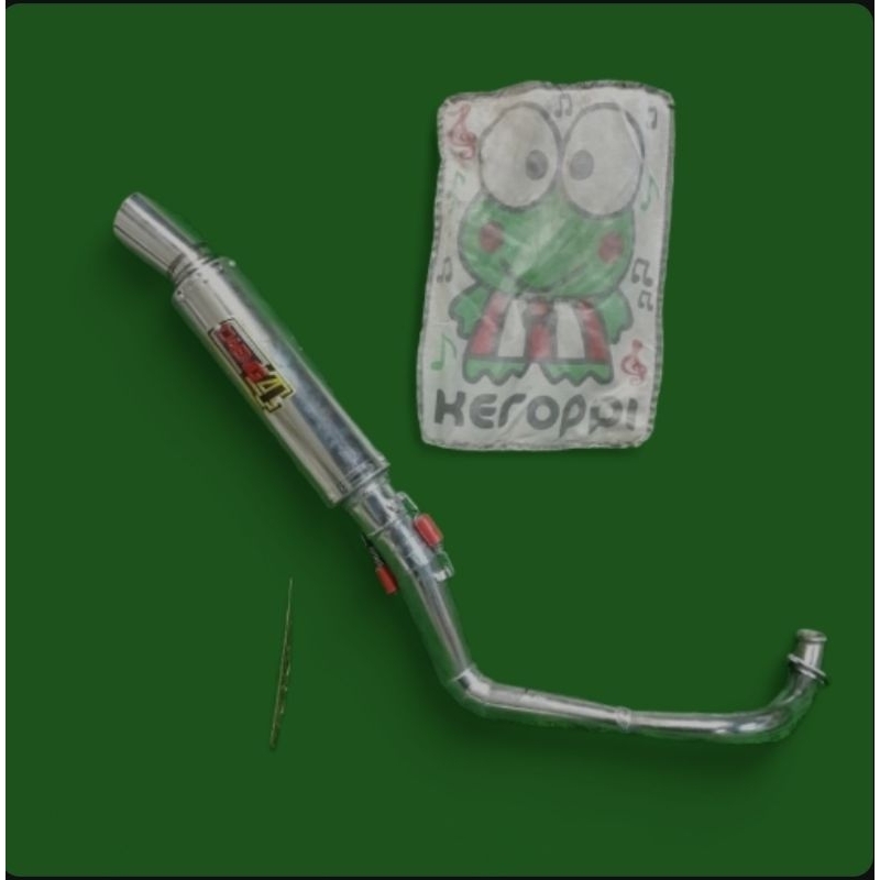 Silincer Knalpot Racing DAENG4 FULL SYSTEM BEAT VARIO MIO