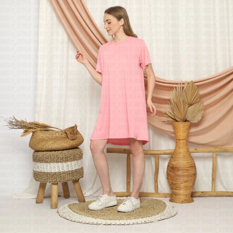 DRESS KOREA CRINKLE / DRESS MIDI MURAH / DASTER MIDI CRINKLE