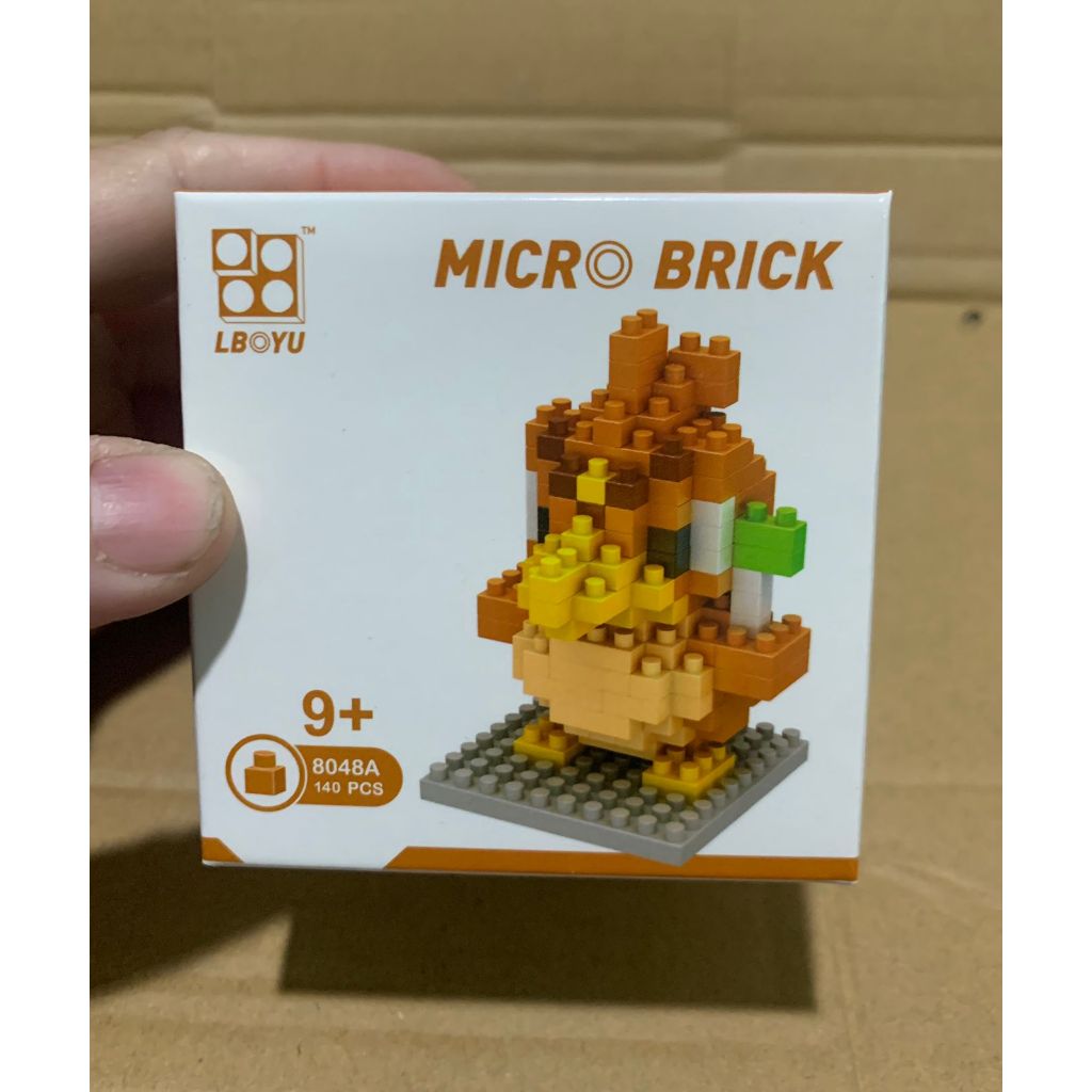 Mainan Balok Pokemon Farfetch figure puzzle balok susun puzzle