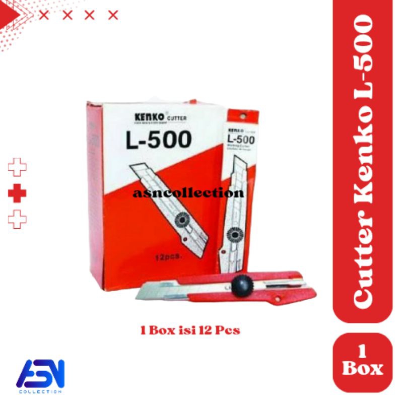

Cutter Kenko L500 1 Box isi 12 Cutter